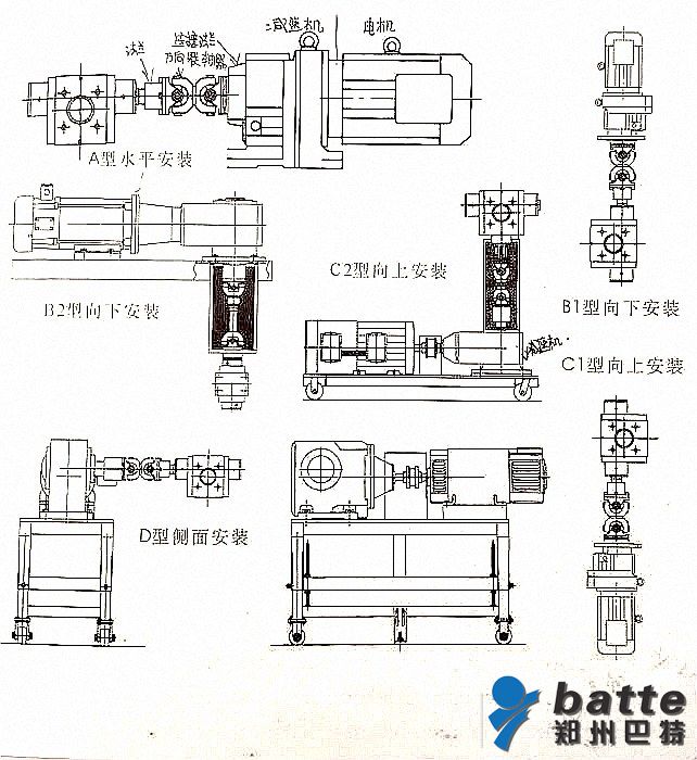 熔体泵安装示意图